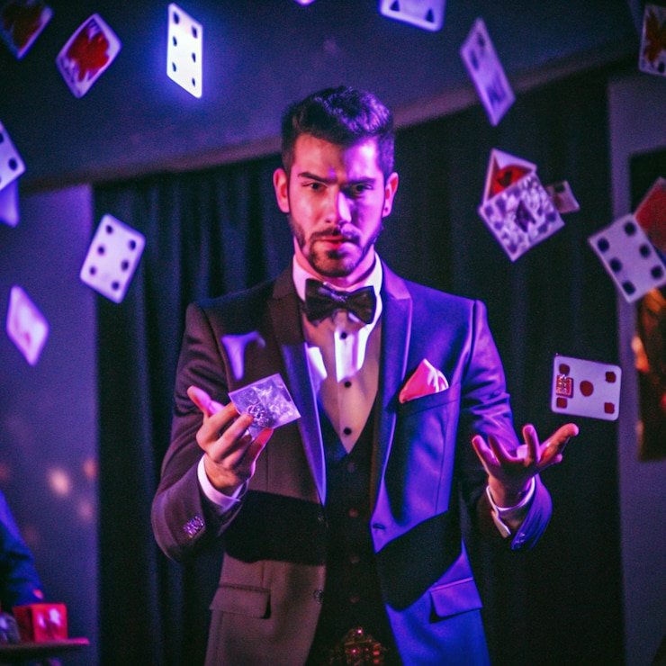 Live dealer studio with HD cameras and professional setup
