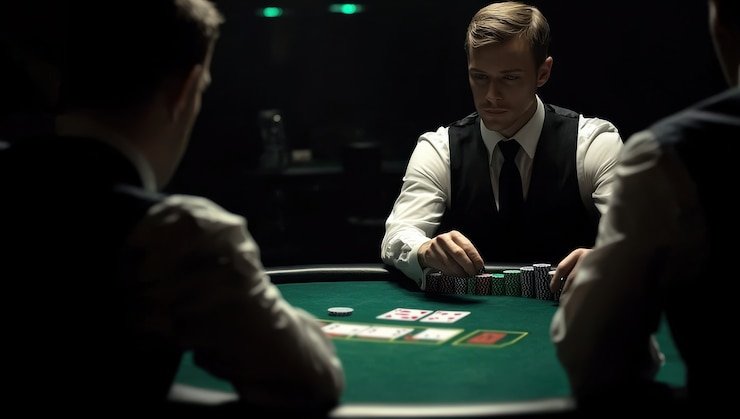 Mobile interface showing game selection and table limits